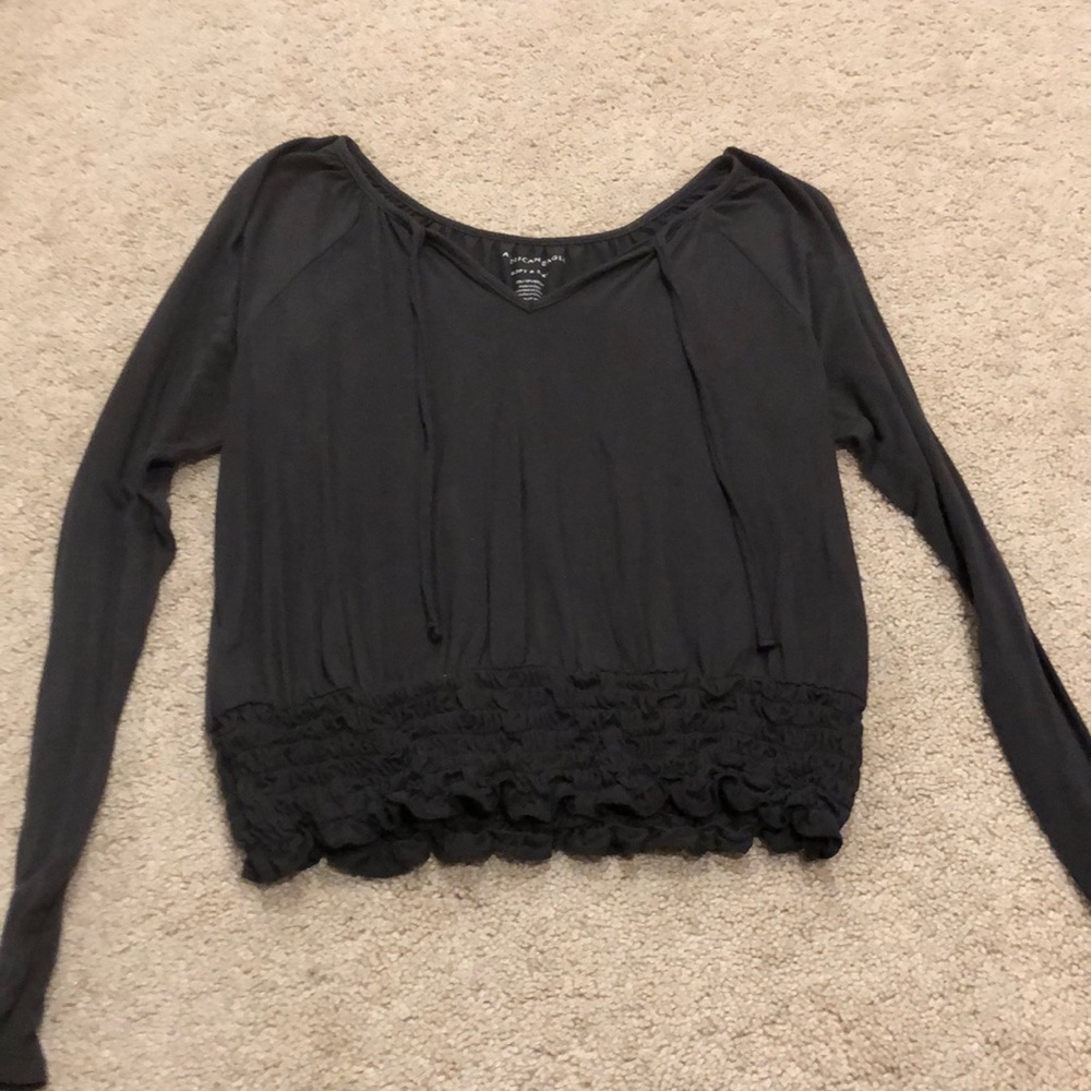 Dark grey American Eagle top XS